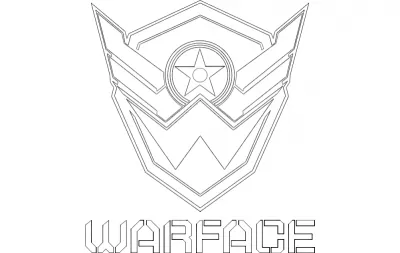 Warface dxf Dosyası DXF çizimi