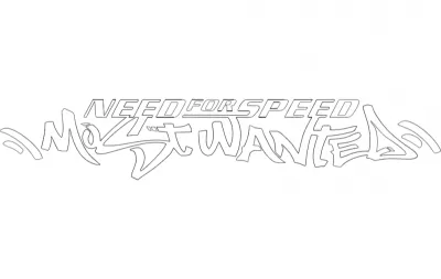 Need for Speed Most Wanted DXF Dosyası DXF çizimi