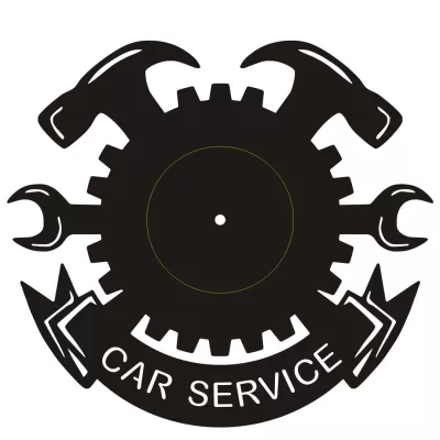 Saat Araba Servisi dxf Dosyası DXF çizimi