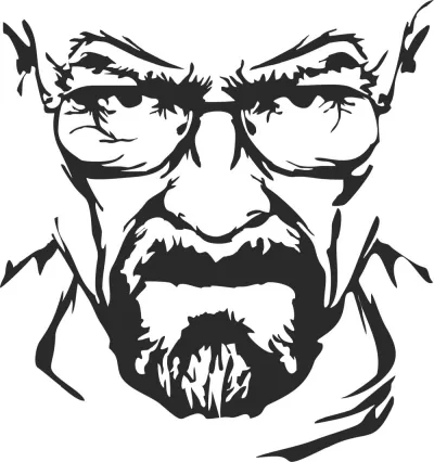 Breaking Bad Heisenberg Vektör Ücretsiz Vektör CDR çizimi