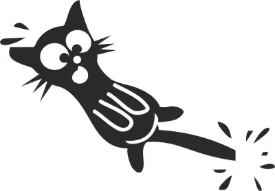 Kedi Etiketleri Vektör Ücretsiz Vektör CDR çizimi