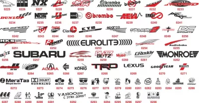 Otomatik Logo Vektör Etiketleri Ücretsiz Vektör CDR çizimi