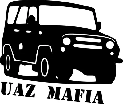 UAZ Mafya Etiketi Vektörü Ücretsiz Vektör CDR çizimi