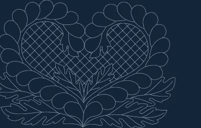Dekoratif dxf dosyası DXF çizimi
