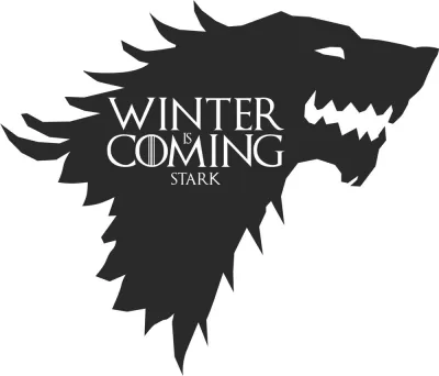 Game of Thrones Stark Vektörel Ücretsiz Vektör CDR çizimi
