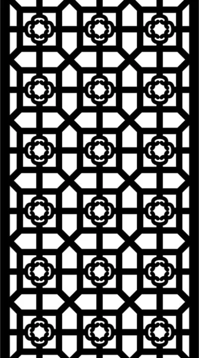CNC Vektörel desen dxf Dosyası DXF çizimi