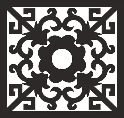 Süsleme Deseni dxf Dosyası DXF çizimi