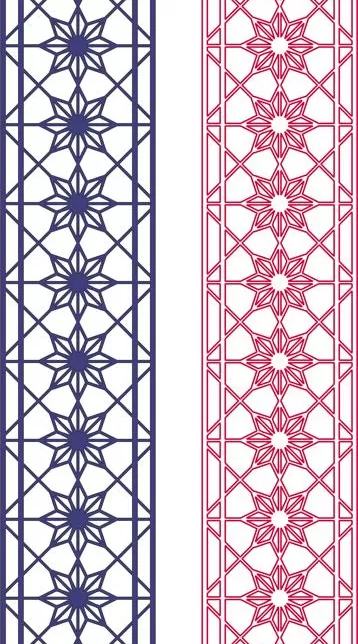 Kusursuz Yıldız Desenli Tasarım dxf Dosyası DXF çizimi