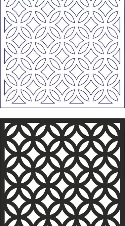 Vektör Geometrik Kesintisiz Desen Modern dxf Dosyası DXF çizimi