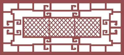 Süs Demir Çit Deseni dxf Dosyası DXF çizimi