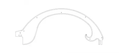 3126-0026 – Troller Kolu dxf Dosyası DXF çizimi