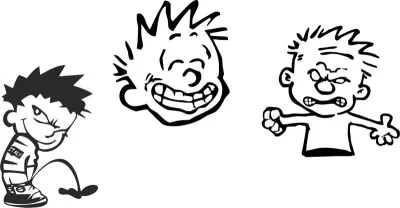 Calvin Etiketi Ücretsiz Vektör CDR çizimi