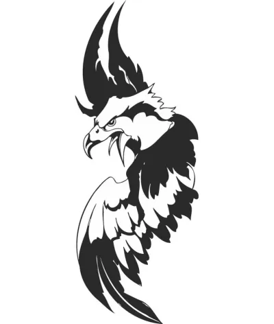 Kartal Etiketi Ücretsiz Vektör CDR çizimi