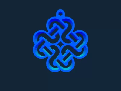 Mabinogi Celtic Amblemi Anahtarlık stl dosyası STL çizimi