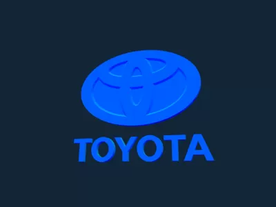 Toyota Logosu stl dosyası STL çizimi