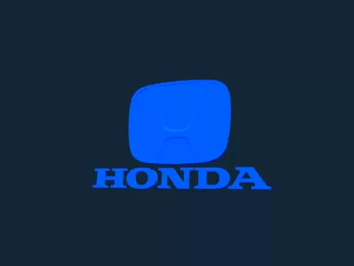 Honda logosu stl dosyası STL çizimi