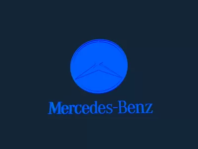 Mercedes benz logo stl dosyası STL çizimi