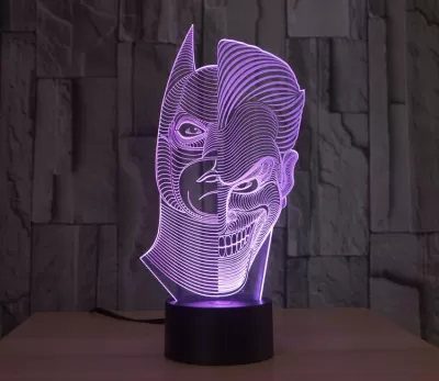 Batman Joker 3D Lamba Vektör Modeli dxf Dosyası DXF çizimi