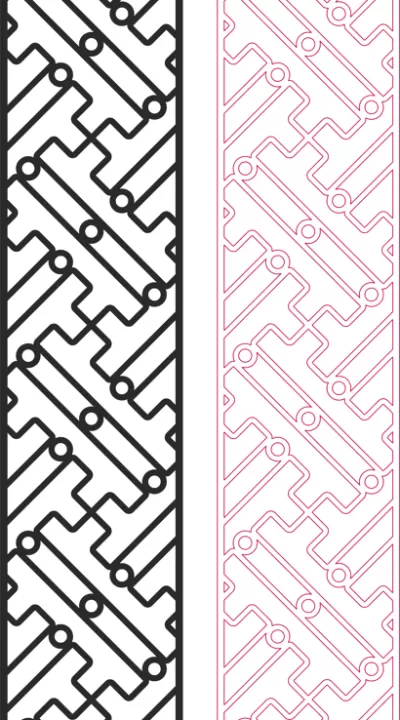 Lazer kesim ahşap dxf dosyası için Bölme Tasarımı deseni DXF çizimi