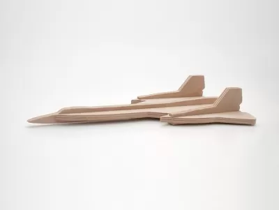 Lockheed SR-71 Blackbird CNC lazer modeli 6mm DXF dosyası DXF çizimi