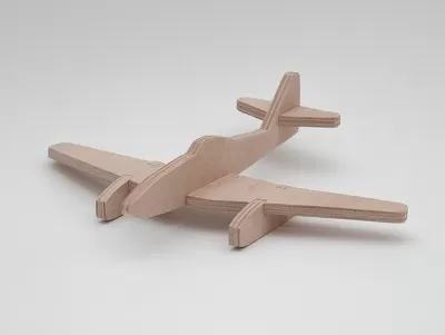 Messerschmitt Me 262 3D Puzzle dxf Dosyası DXF çizimi