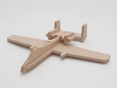 Fairchild A-10 Lazer Kesim İlham dxf Dosyası DXF çizimi