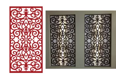 Dikişsiz vektör desenleri dxf dosyası seti DXF çizimi