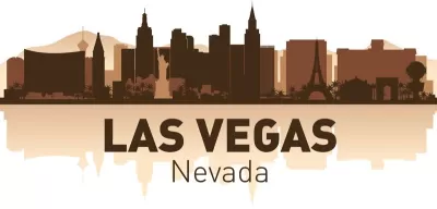 Las Vegas silüeti ücretsiz vektör CDR çizimi