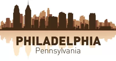 Philadelphia silüeti şehir silueti vektörü Ücretsiz Vektör CDR çizimi