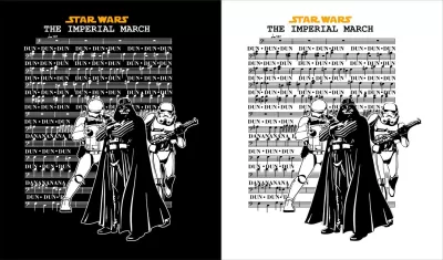 Star Wars İmparatorluk Marşı Ücretsiz Vektör CDR çizimi
