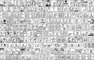 Erkek Kadın Pop Art Çizgi Roman Konuşma Balonları Ücretsiz Vektör CDR çizimi