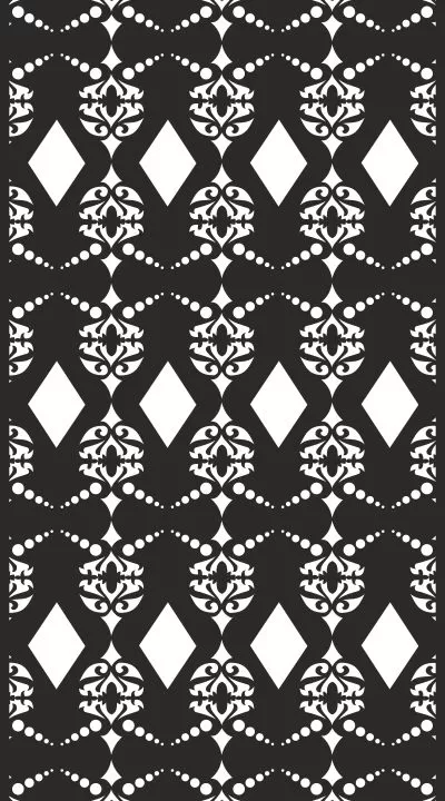 Vektörel sorunsuz damasko deseni Ücretsiz Vektör CDR çizimi