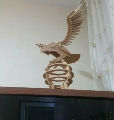 maket kartal Kartal Modeli dxf dosyası DXF çizimi
