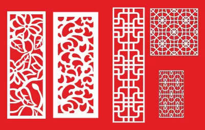 Oymalı Desenler Kılavuzu a (38) Ücretsiz Vektör CDR çizimi