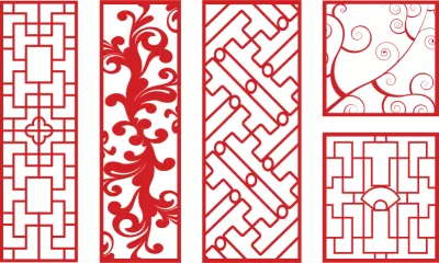 Vektör Sanatı CNC Desenleri Ücretsiz Vektör CDR çizimi