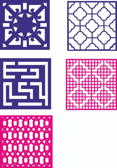Sonsuz Soyut Desenler Ücretsiz Vektör CDR çizimi